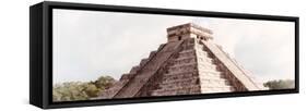 ¡Viva Mexico! Panoramic Collection - El Castillo Pyramid - Chichen Itza I-Philippe Hugonnard-Framed Stretched Canvas