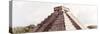 ¡Viva Mexico! Panoramic Collection - El Castillo Pyramid - Chichen Itza I-Philippe Hugonnard-Stretched Canvas