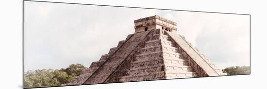 ¡Viva Mexico! Panoramic Collection - El Castillo Pyramid - Chichen Itza I-Philippe Hugonnard-Mounted Photographic Print