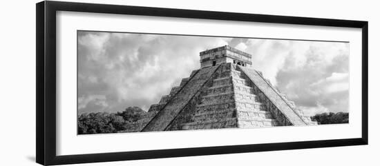 ¡Viva Mexico! Panoramic Collection - El Castillo Pyramid - Chichen Itza II-Philippe Hugonnard-Framed Photographic Print