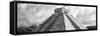 ¡Viva Mexico! Panoramic Collection - El Castillo Pyramid - Chichen Itza II-Philippe Hugonnard-Framed Stretched Canvas