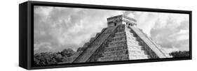 ¡Viva Mexico! Panoramic Collection - El Castillo Pyramid - Chichen Itza II-Philippe Hugonnard-Framed Stretched Canvas