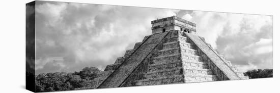 ¡Viva Mexico! Panoramic Collection - El Castillo Pyramid - Chichen Itza II-Philippe Hugonnard-Stretched Canvas