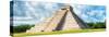 ¡Viva Mexico! Panoramic Collection - El Castillo Pyramid - Chichen Itza III-Philippe Hugonnard-Stretched Canvas