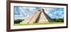 ¡Viva Mexico! Panoramic Collection - El Castillo Pyramid - Chichen Itza III-Philippe Hugonnard-Framed Photographic Print