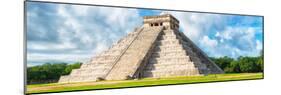 ¡Viva Mexico! Panoramic Collection - El Castillo Pyramid - Chichen Itza III-Philippe Hugonnard-Mounted Photographic Print