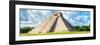 ¡Viva Mexico! Panoramic Collection - El Castillo Pyramid - Chichen Itza III-Philippe Hugonnard-Framed Photographic Print