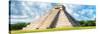 ¡Viva Mexico! Panoramic Collection - El Castillo Pyramid - Chichen Itza III-Philippe Hugonnard-Stretched Canvas