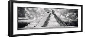 ¡Viva Mexico! Panoramic Collection - El Castillo Pyramid - Chichen Itza IV-Philippe Hugonnard-Framed Photographic Print