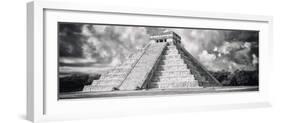 ¡Viva Mexico! Panoramic Collection - El Castillo Pyramid - Chichen Itza IV-Philippe Hugonnard-Framed Photographic Print