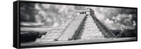 ¡Viva Mexico! Panoramic Collection - El Castillo Pyramid - Chichen Itza IV-Philippe Hugonnard-Framed Stretched Canvas