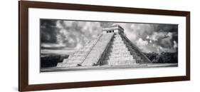 ¡Viva Mexico! Panoramic Collection - El Castillo Pyramid - Chichen Itza IV-Philippe Hugonnard-Framed Photographic Print