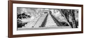 ¡Viva Mexico! Panoramic Collection - El Castillo Pyramid - Chichen Itza IX-Philippe Hugonnard-Framed Photographic Print