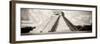 ¡Viva Mexico! Panoramic Collection - El Castillo Pyramid - Chichen Itza V-Philippe Hugonnard-Framed Photographic Print