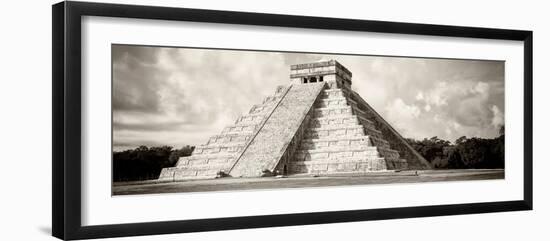 ¡Viva Mexico! Panoramic Collection - El Castillo Pyramid - Chichen Itza V-Philippe Hugonnard-Framed Photographic Print