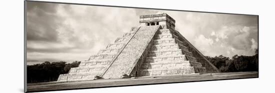 ¡Viva Mexico! Panoramic Collection - El Castillo Pyramid - Chichen Itza V-Philippe Hugonnard-Mounted Photographic Print