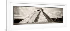 ¡Viva Mexico! Panoramic Collection - El Castillo Pyramid - Chichen Itza V-Philippe Hugonnard-Framed Photographic Print