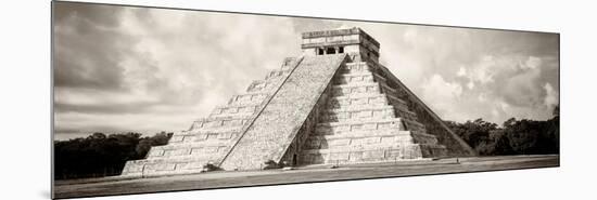 ¡Viva Mexico! Panoramic Collection - El Castillo Pyramid - Chichen Itza V-Philippe Hugonnard-Mounted Photographic Print