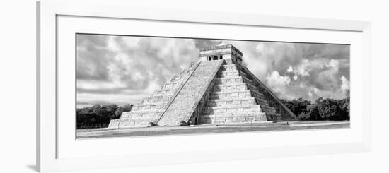 ¡Viva Mexico! Panoramic Collection - El Castillo Pyramid - Chichen Itza VI-Philippe Hugonnard-Framed Photographic Print
