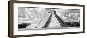 ¡Viva Mexico! Panoramic Collection - El Castillo Pyramid - Chichen Itza VI-Philippe Hugonnard-Framed Photographic Print