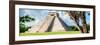 ¡Viva Mexico! Panoramic Collection - El Castillo Pyramid - Chichen Itza VII-Philippe Hugonnard-Framed Photographic Print