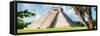 ¡Viva Mexico! Panoramic Collection - El Castillo Pyramid - Chichen Itza VII-Philippe Hugonnard-Framed Stretched Canvas