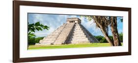 ¡Viva Mexico! Panoramic Collection - El Castillo Pyramid - Chichen Itza VII-Philippe Hugonnard-Framed Photographic Print