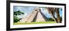 ¡Viva Mexico! Panoramic Collection - El Castillo Pyramid - Chichen Itza VII-Philippe Hugonnard-Framed Photographic Print