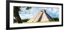 ¡Viva Mexico! Panoramic Collection - El Castillo Pyramid - Chichen Itza X-Philippe Hugonnard-Framed Photographic Print