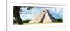 ¡Viva Mexico! Panoramic Collection - El Castillo Pyramid - Chichen Itza X-Philippe Hugonnard-Framed Photographic Print