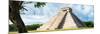 ¡Viva Mexico! Panoramic Collection - El Castillo Pyramid - Chichen Itza X-Philippe Hugonnard-Mounted Photographic Print