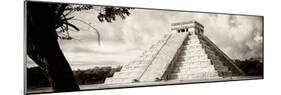 ¡Viva Mexico! Panoramic Collection - El Castillo Pyramid - Chichen Itza XI-Philippe Hugonnard-Mounted Photographic Print