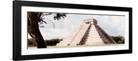 ¡Viva Mexico! Panoramic Collection - El Castillo Pyramid - Chichen Itza XII-Philippe Hugonnard-Framed Photographic Print