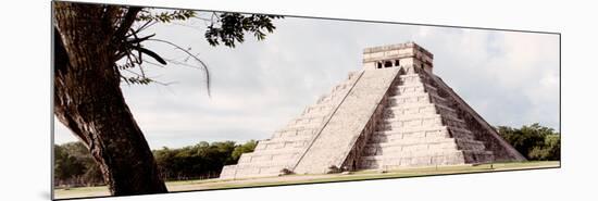 ¡Viva Mexico! Panoramic Collection - El Castillo Pyramid - Chichen Itza XII-Philippe Hugonnard-Mounted Photographic Print