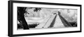 ¡Viva Mexico! Panoramic Collection - El Castillo Pyramid - Chichen Itza XIII-Philippe Hugonnard-Framed Photographic Print