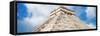 ¡Viva Mexico! Panoramic Collection - El Castillo Pyramid - Chichen Itza XIV-Philippe Hugonnard-Framed Stretched Canvas