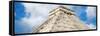 ¡Viva Mexico! Panoramic Collection - El Castillo Pyramid - Chichen Itza XIV-Philippe Hugonnard-Framed Stretched Canvas