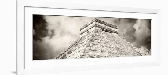 ¡Viva Mexico! Panoramic Collection - El Castillo Pyramid - Chichen Itza XV-Philippe Hugonnard-Framed Photographic Print