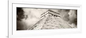 ¡Viva Mexico! Panoramic Collection - El Castillo Pyramid - Chichen Itza XV-Philippe Hugonnard-Framed Photographic Print