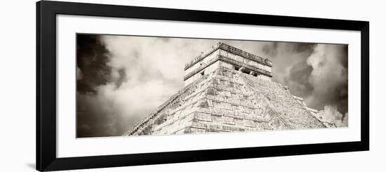 ¡Viva Mexico! Panoramic Collection - El Castillo Pyramid - Chichen Itza XV-Philippe Hugonnard-Framed Photographic Print