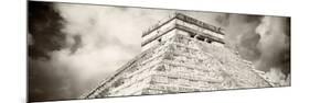 ¡Viva Mexico! Panoramic Collection - El Castillo Pyramid - Chichen Itza XV-Philippe Hugonnard-Mounted Photographic Print