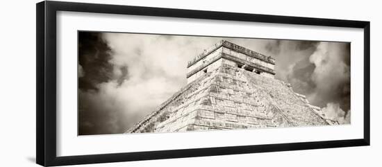 ¡Viva Mexico! Panoramic Collection - El Castillo Pyramid - Chichen Itza XV-Philippe Hugonnard-Framed Photographic Print