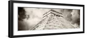 ¡Viva Mexico! Panoramic Collection - El Castillo Pyramid - Chichen Itza XV-Philippe Hugonnard-Framed Photographic Print