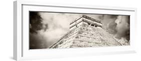 ¡Viva Mexico! Panoramic Collection - El Castillo Pyramid - Chichen Itza XV-Philippe Hugonnard-Framed Photographic Print