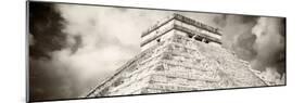 ¡Viva Mexico! Panoramic Collection - El Castillo Pyramid - Chichen Itza XV-Philippe Hugonnard-Mounted Photographic Print