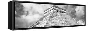 ¡Viva Mexico! Panoramic Collection - El Castillo Pyramid - Chichen Itza XVI-Philippe Hugonnard-Framed Stretched Canvas