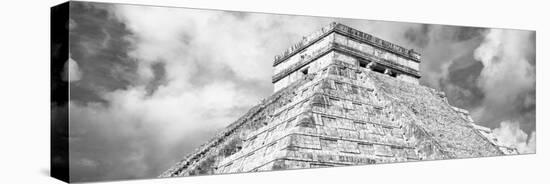 ¡Viva Mexico! Panoramic Collection - El Castillo Pyramid - Chichen Itza XVI-Philippe Hugonnard-Stretched Canvas