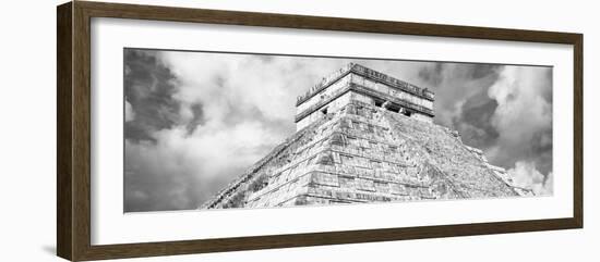 ¡Viva Mexico! Panoramic Collection - El Castillo Pyramid - Chichen Itza XVI-Philippe Hugonnard-Framed Photographic Print