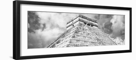 ¡Viva Mexico! Panoramic Collection - El Castillo Pyramid - Chichen Itza XVI-Philippe Hugonnard-Framed Photographic Print