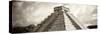 ¡Viva Mexico! Panoramic Collection - El Castillo Pyramid - Chichen Itza-Philippe Hugonnard-Stretched Canvas